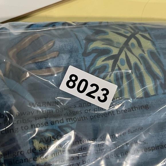 Go Barefoot Made in USA Size Small Blue Hawaiian Print Men's Shirt - Picture 10 of 10